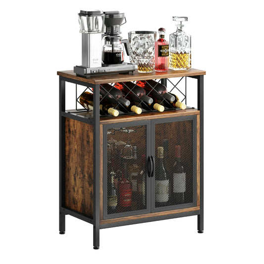 Biemlerfn Wine Bar Cabinet, Coffee Bar Buffet Cabinet with Storage