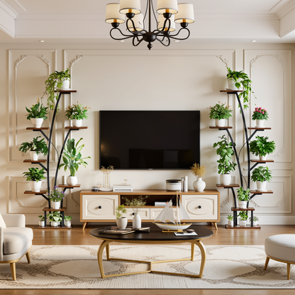 Biemlerfn Plant Stand with Grow Light, Perfect for Living Rooms and Offices