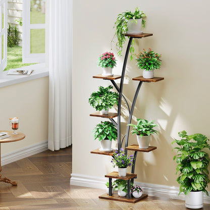 Biemlerfn Plant Stand with Grow Light, Perfect for Living Rooms and Offices