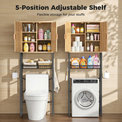 Wave Panel Bathroom Vanity with Sink, Modern Bathroom Cabinet with Storage, Space-Saving Vanity Unit