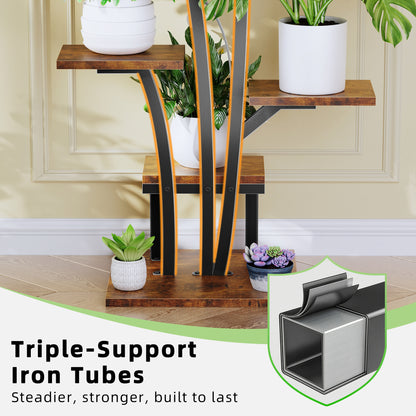 Biemlerfn Plant Stand with Grow Light, Perfect for Living Rooms and Offices