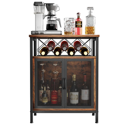 Biemlerfn Wine Bar Cabinet, Coffee Bar Buffet Cabinet with Storage