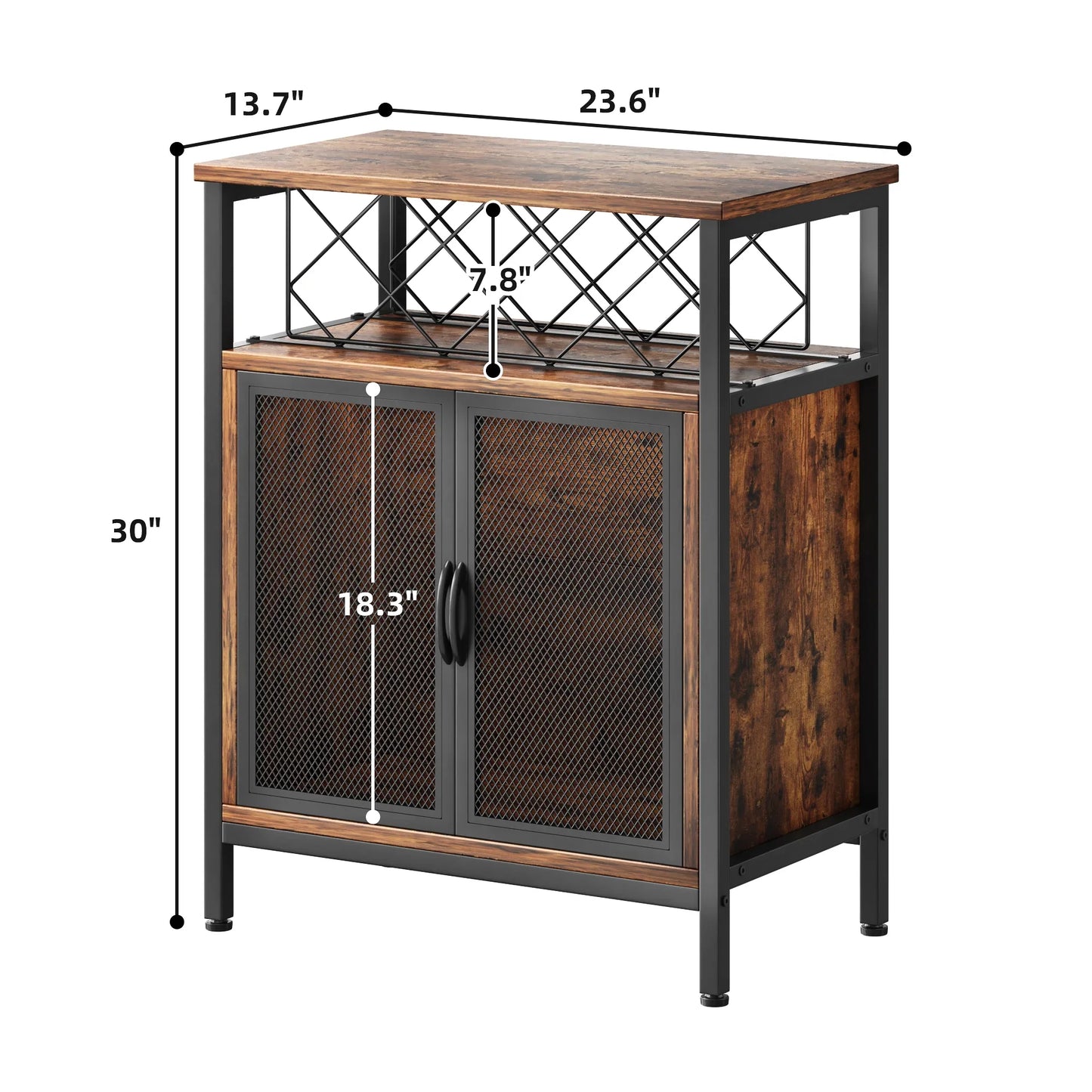 Biemlerfn Wine Bar Cabinet, Coffee Bar Buffet Cabinet with Storage