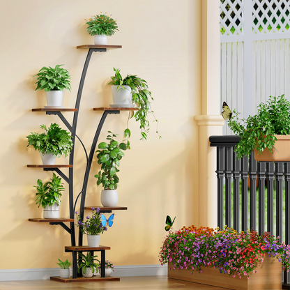 Biemlerfn Plant Stand with Grow Light, Perfect for Living Rooms and Offices