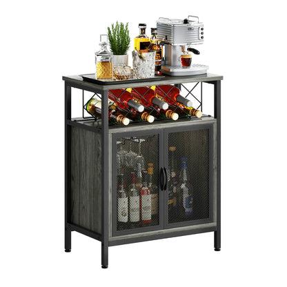 Biemlerfn Wine Bar Cabinet, Coffee Bar Buffet Cabinet with Storage